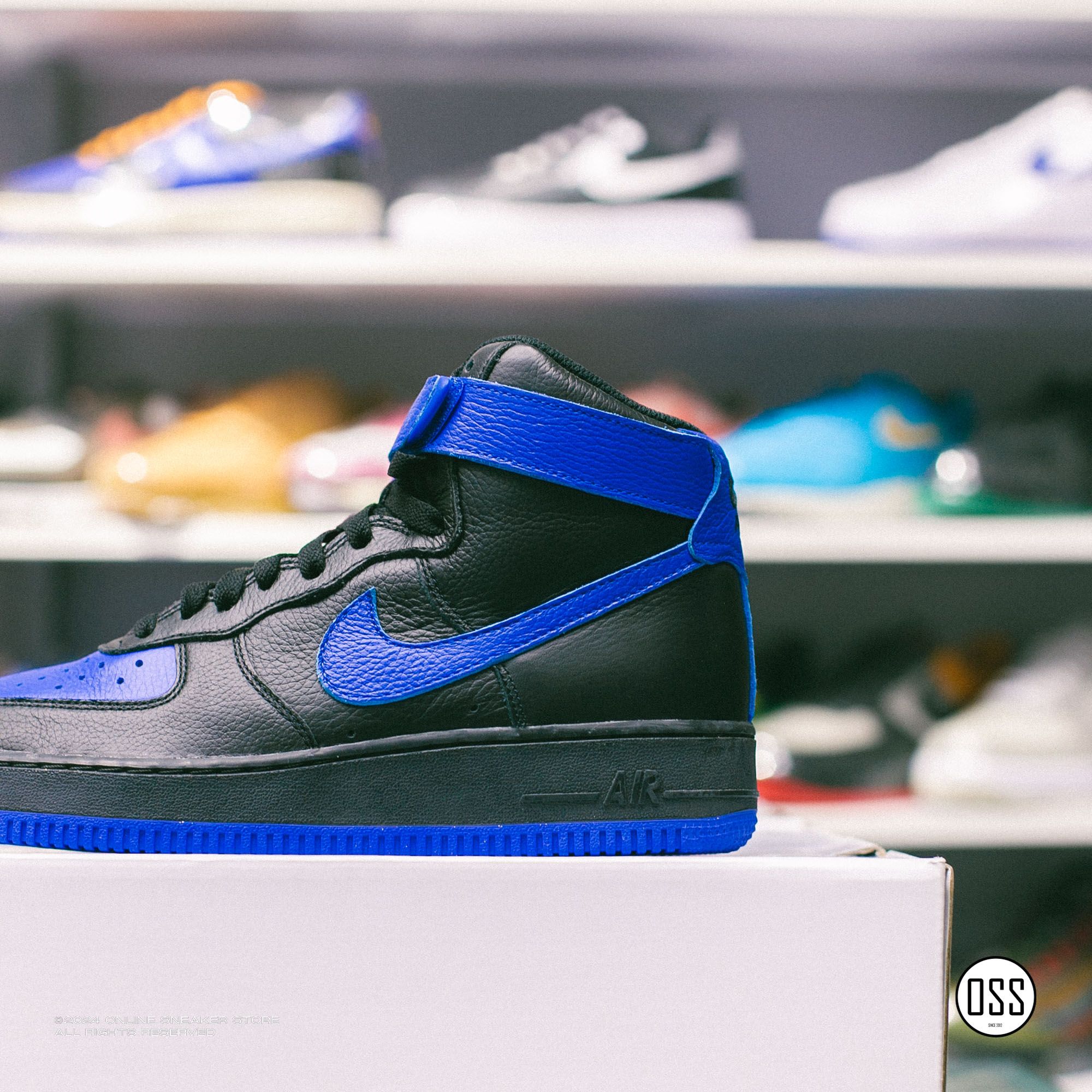 Nike Air Force 1 High By You - Royal Blue / Black