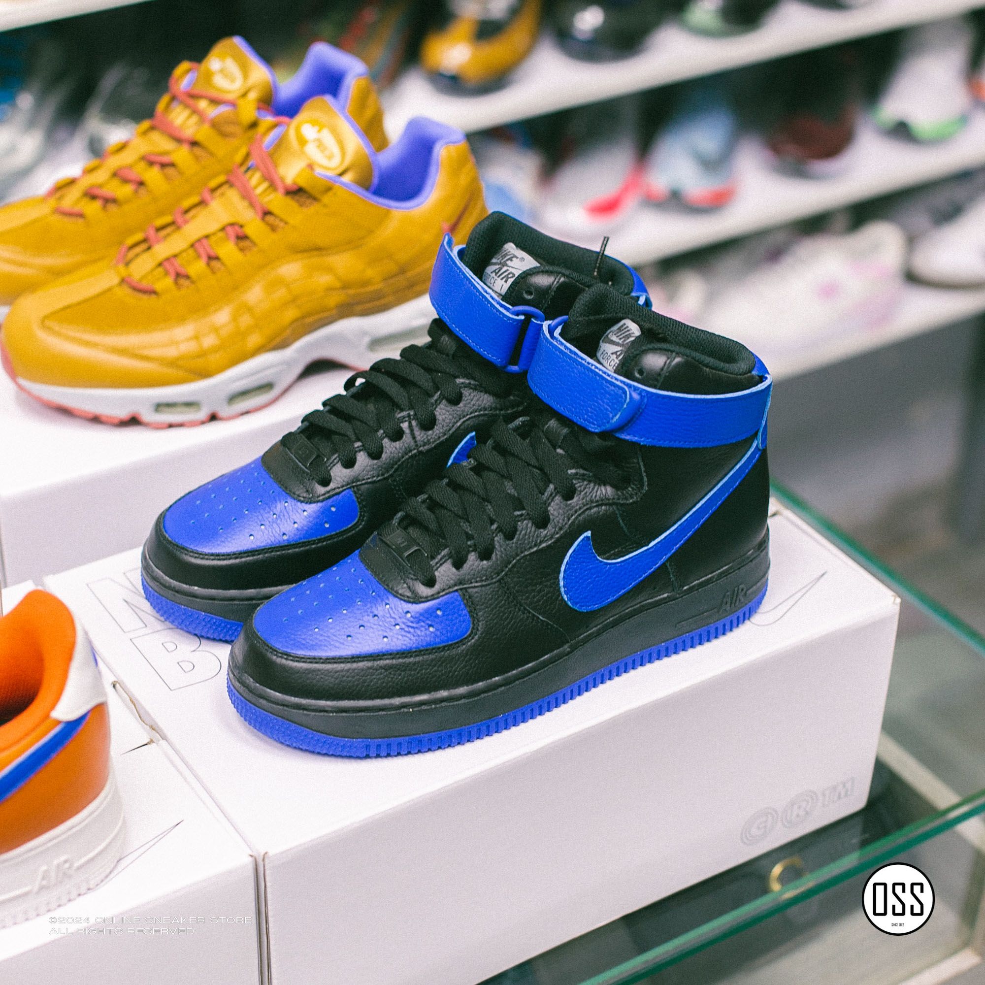 Nike Air Force 1 High By You - Royal Blue / Black