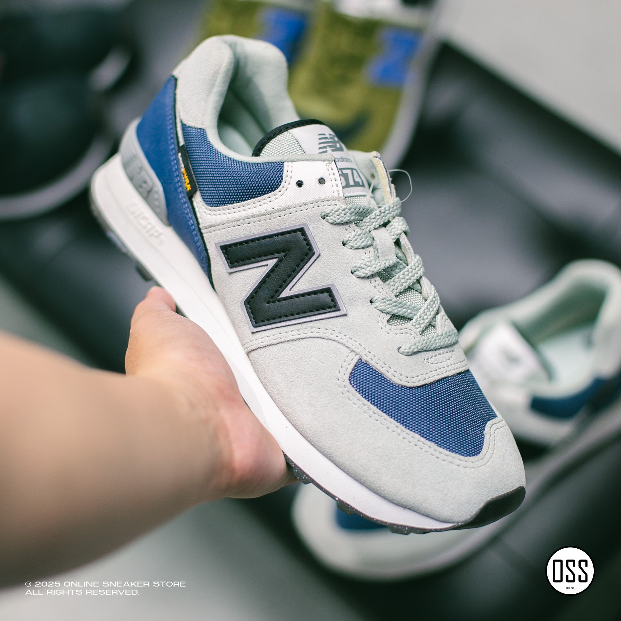 New Balance 574 - Grey / Navy