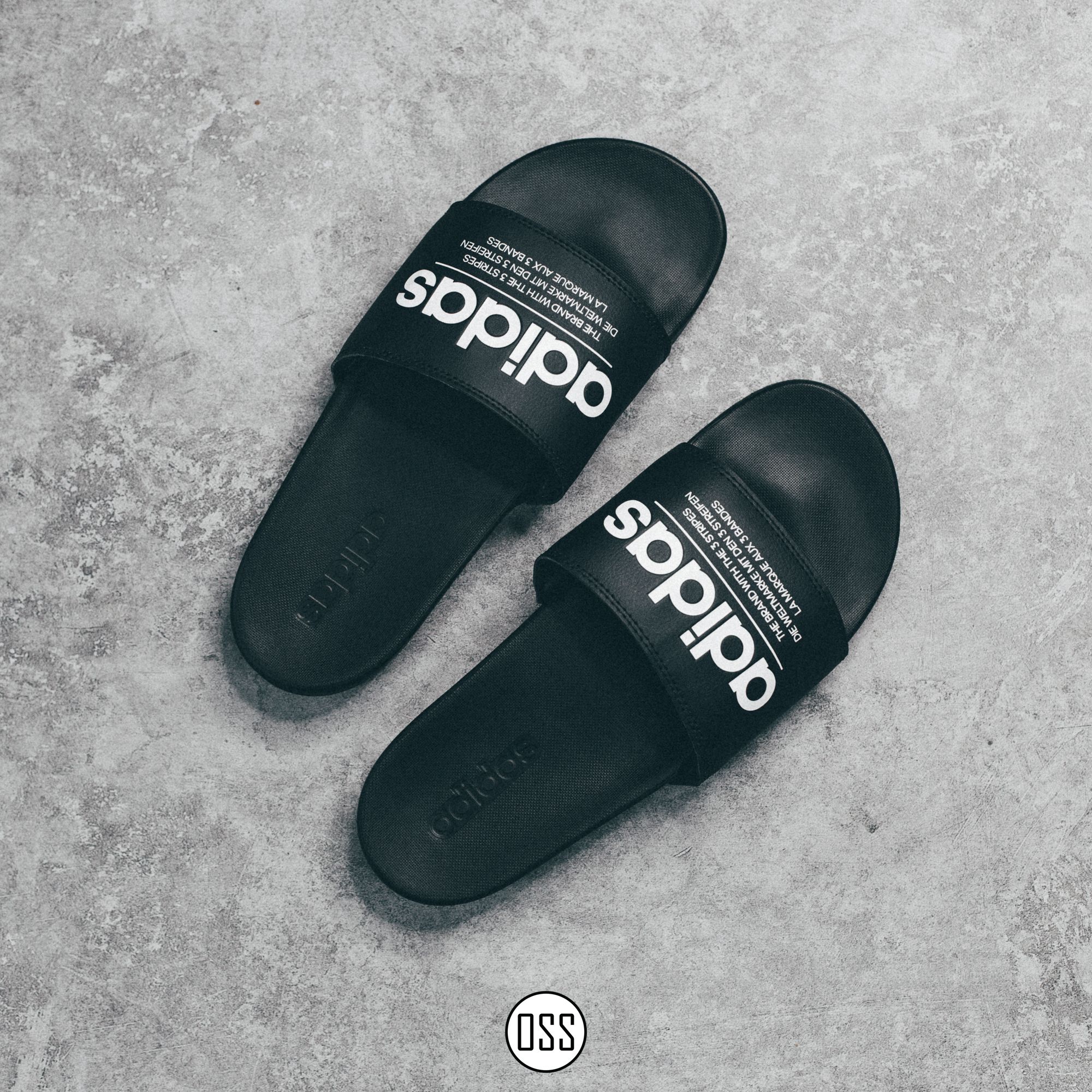 adidas Adilette Comfort Slides - Black
