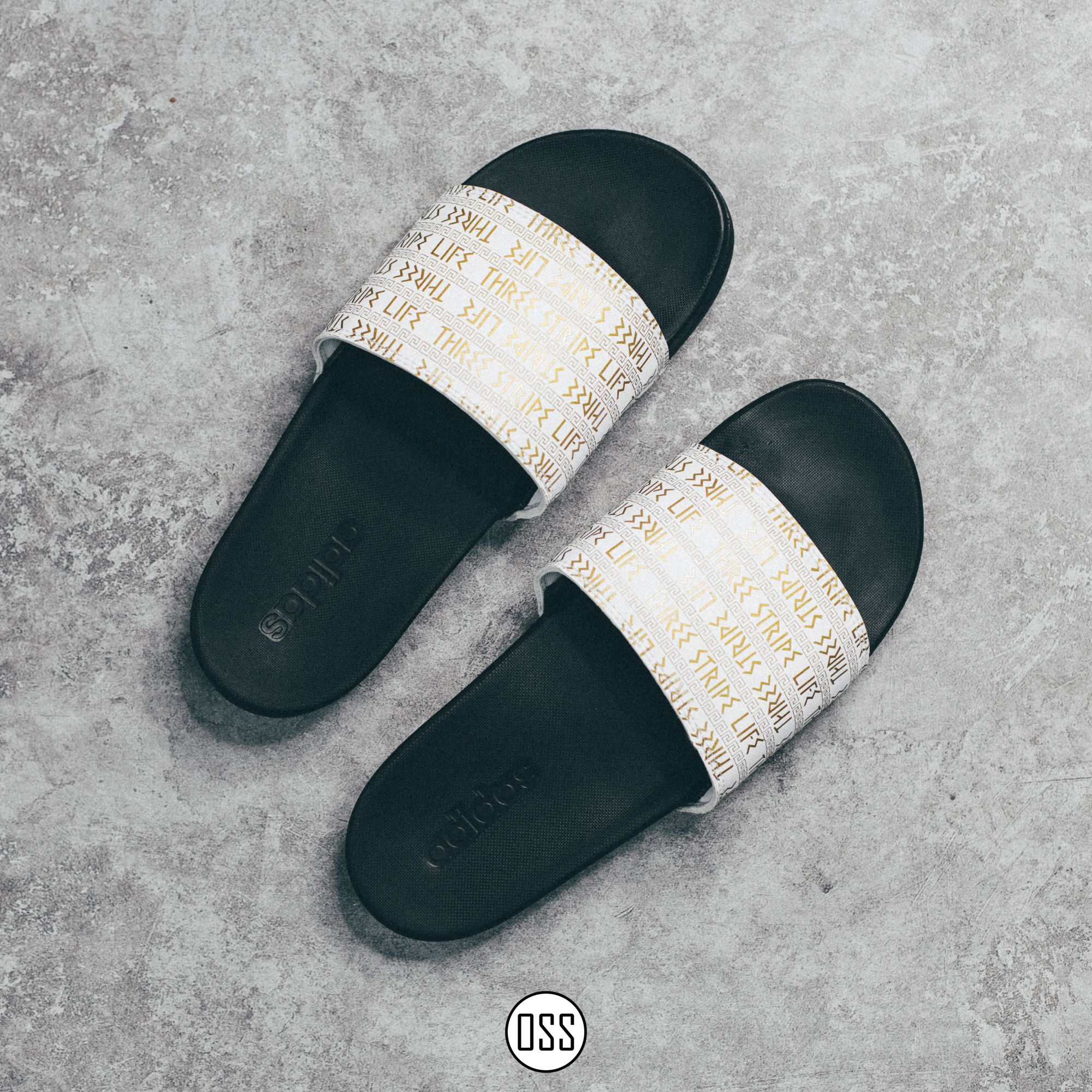 adidas Adilette Comfort Slides 'Script'
