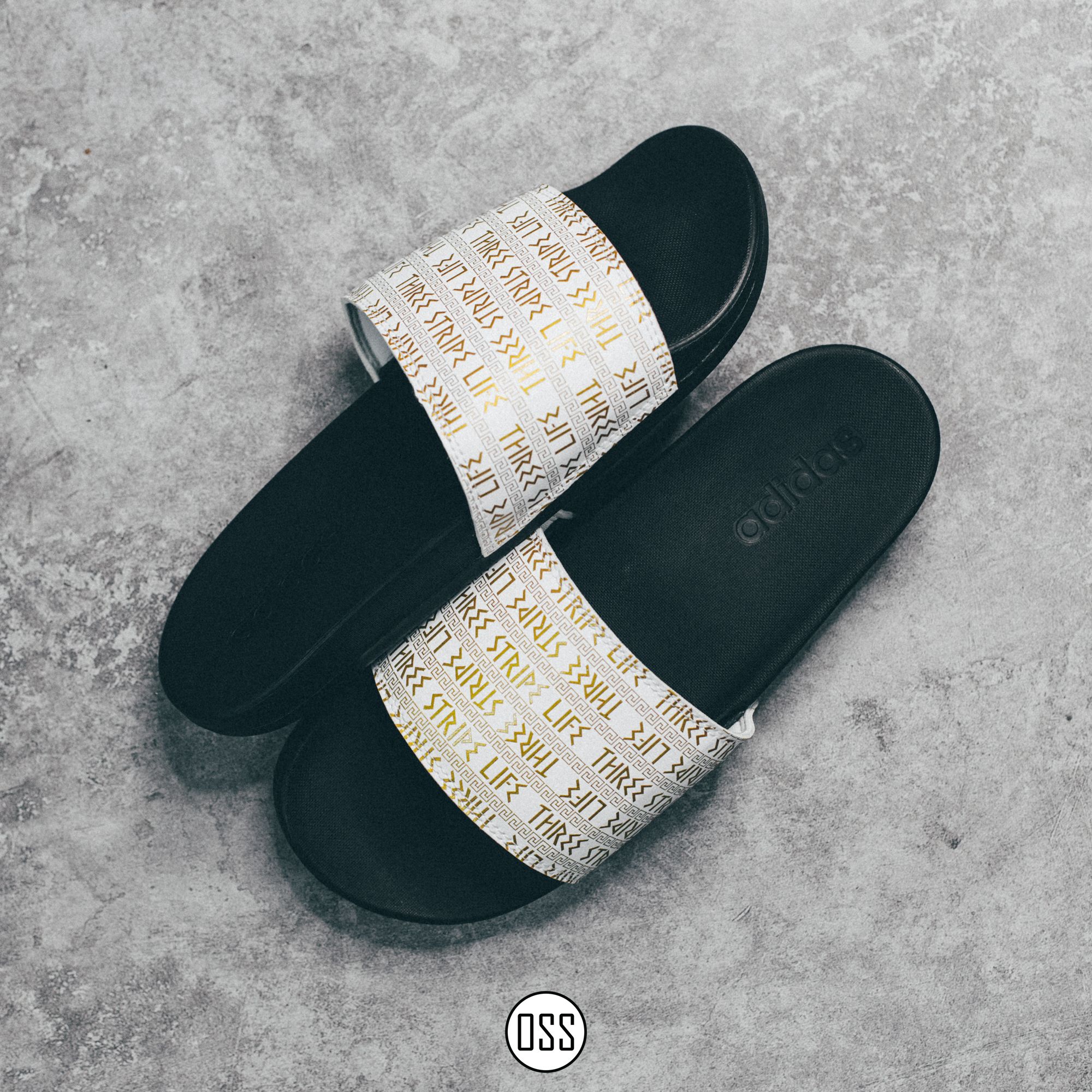 adidas Adilette Comfort Slides 'Script'