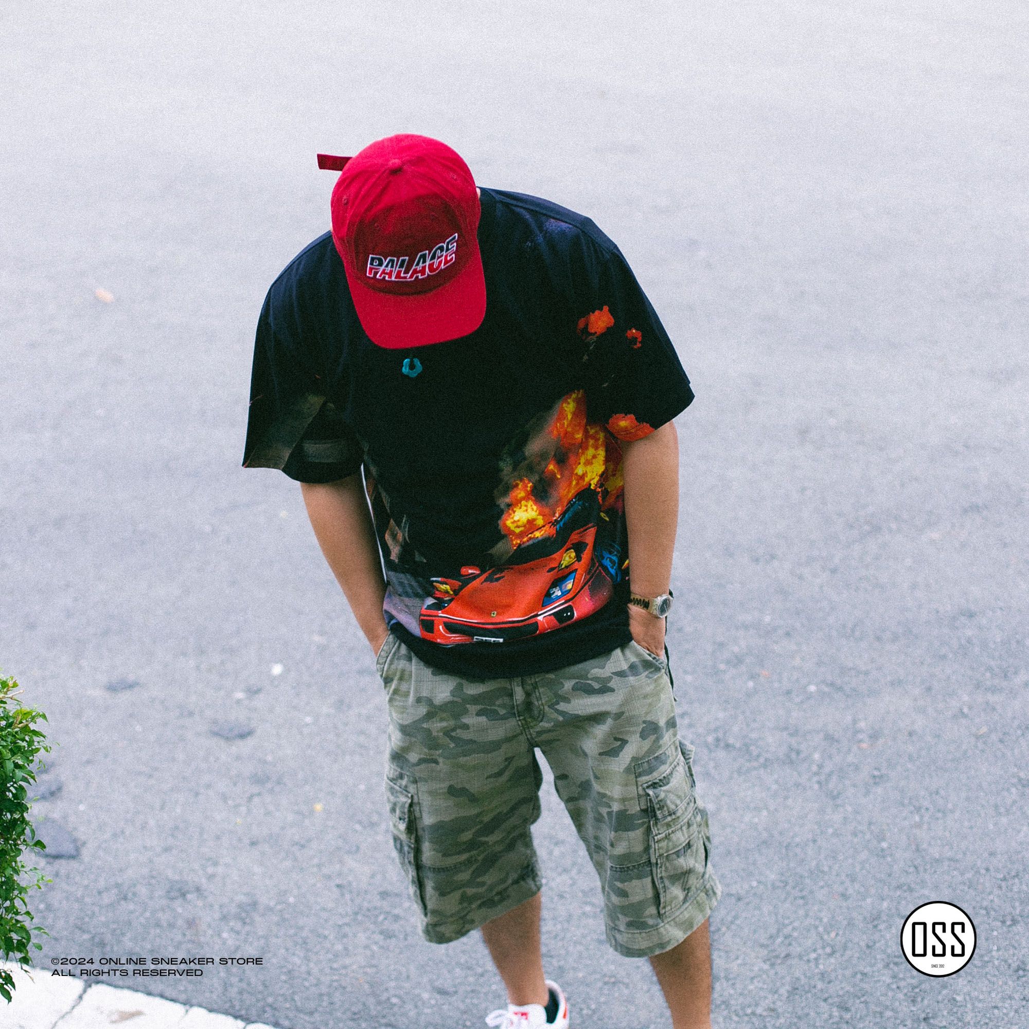 Burned F40 Tee - Black