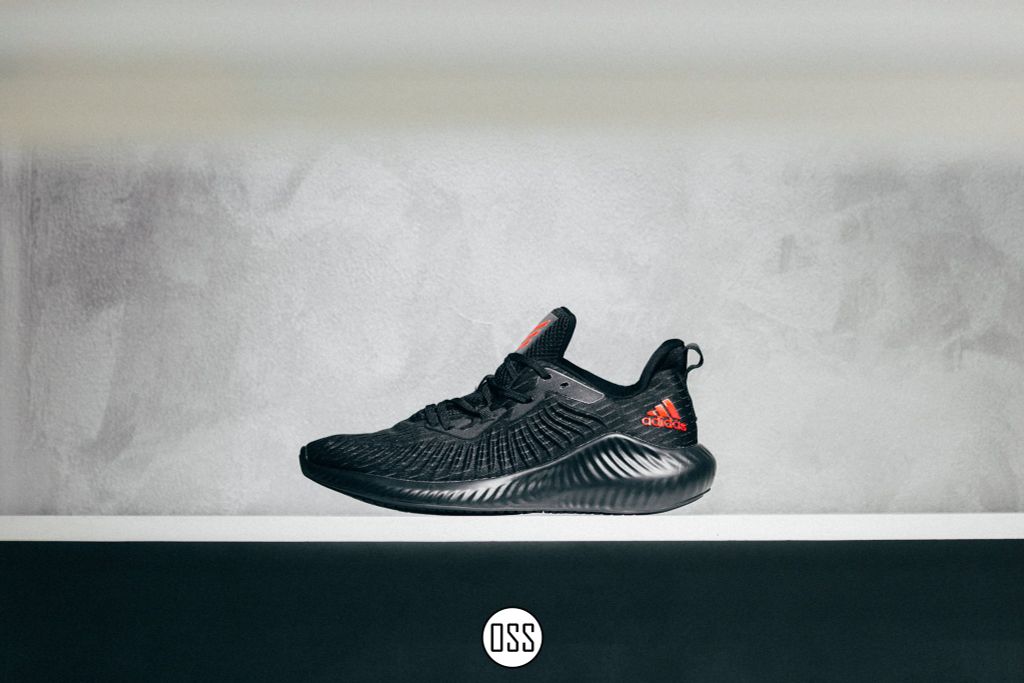 adidas Alphabounce 'Black/Red'
