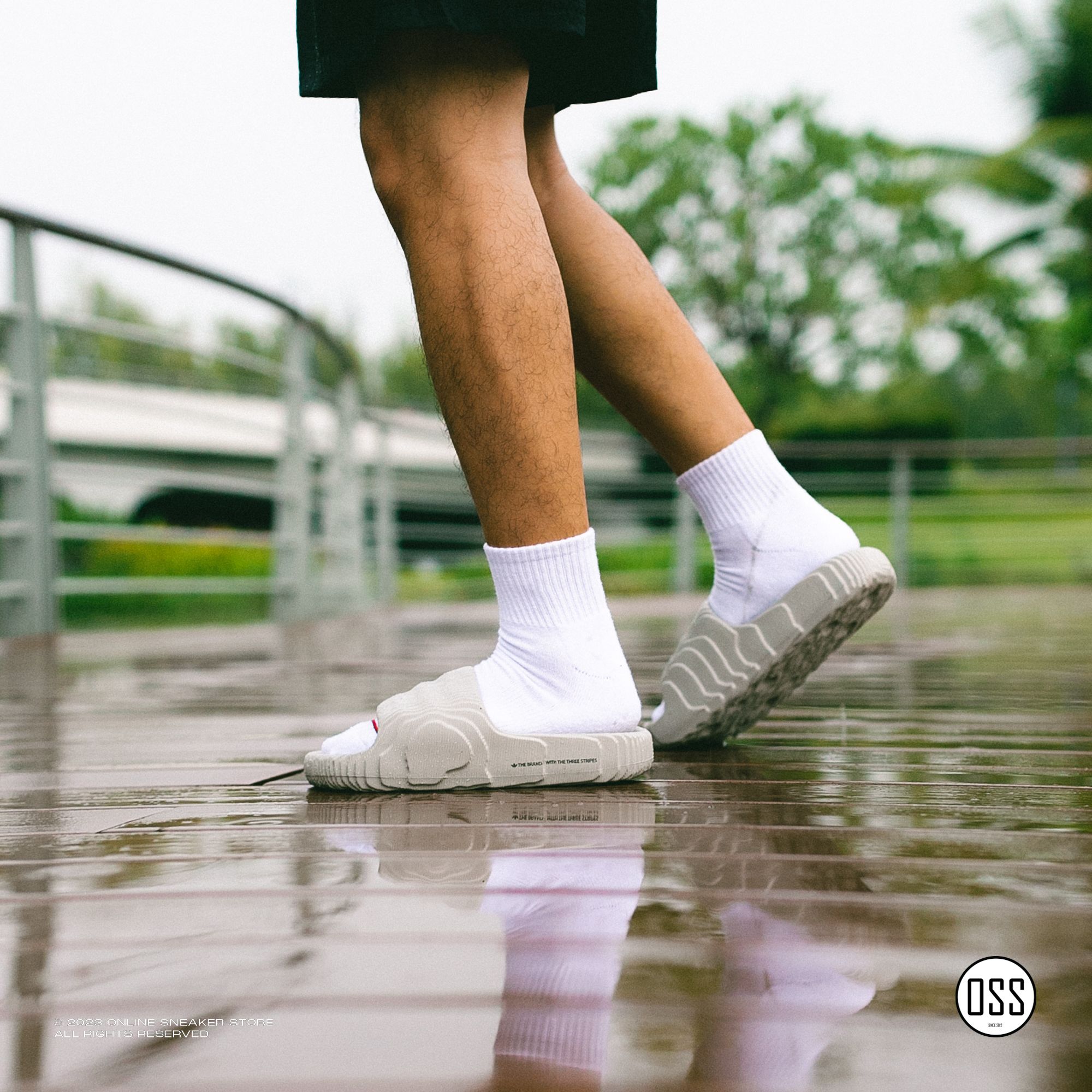 adidas Adilette 22 Slides - Light Brown