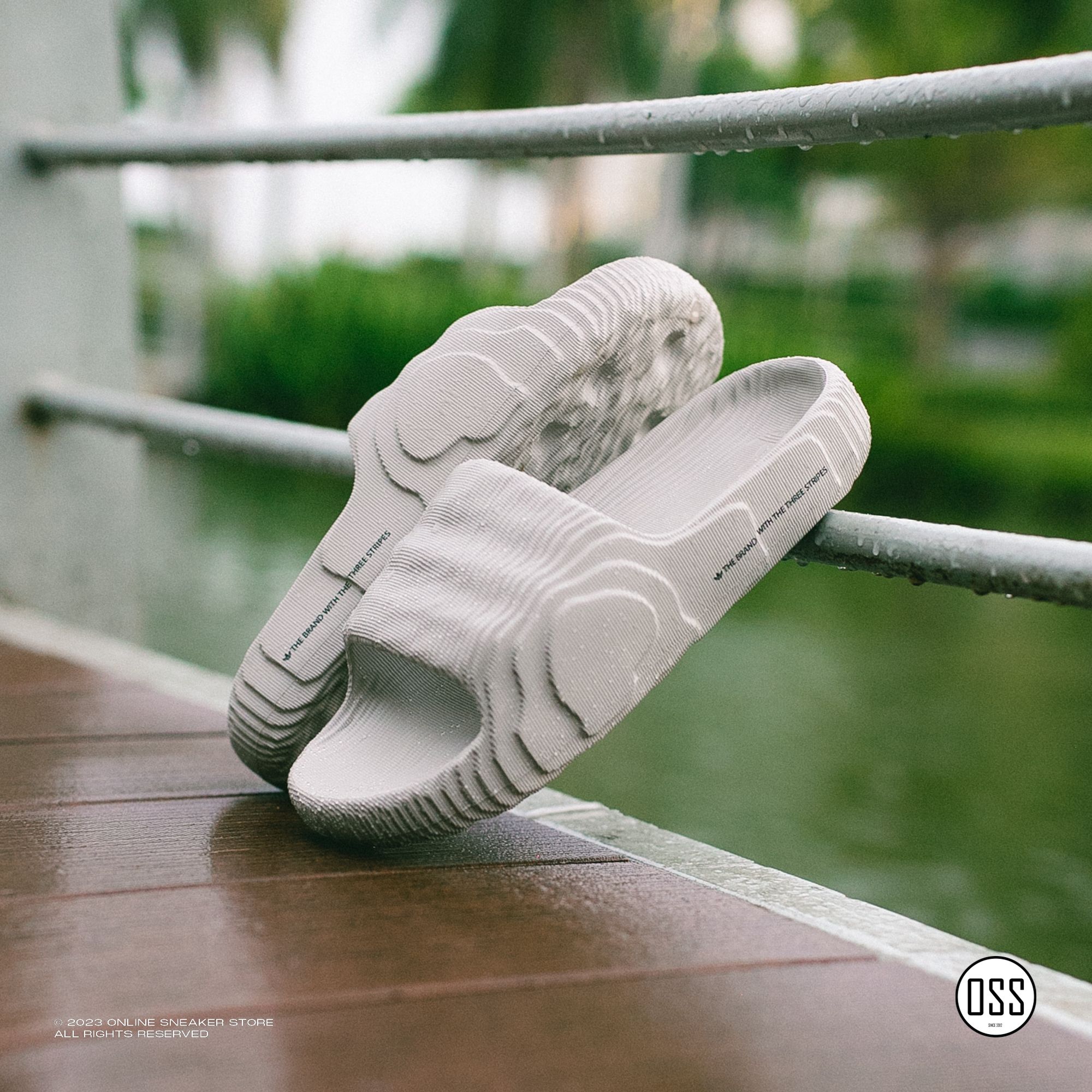 adidas Adilette 22 Slides - Light Brown