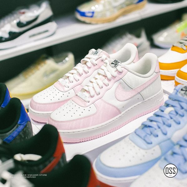  Nike Air Force 1 Low By You - Pink Foam Satin 