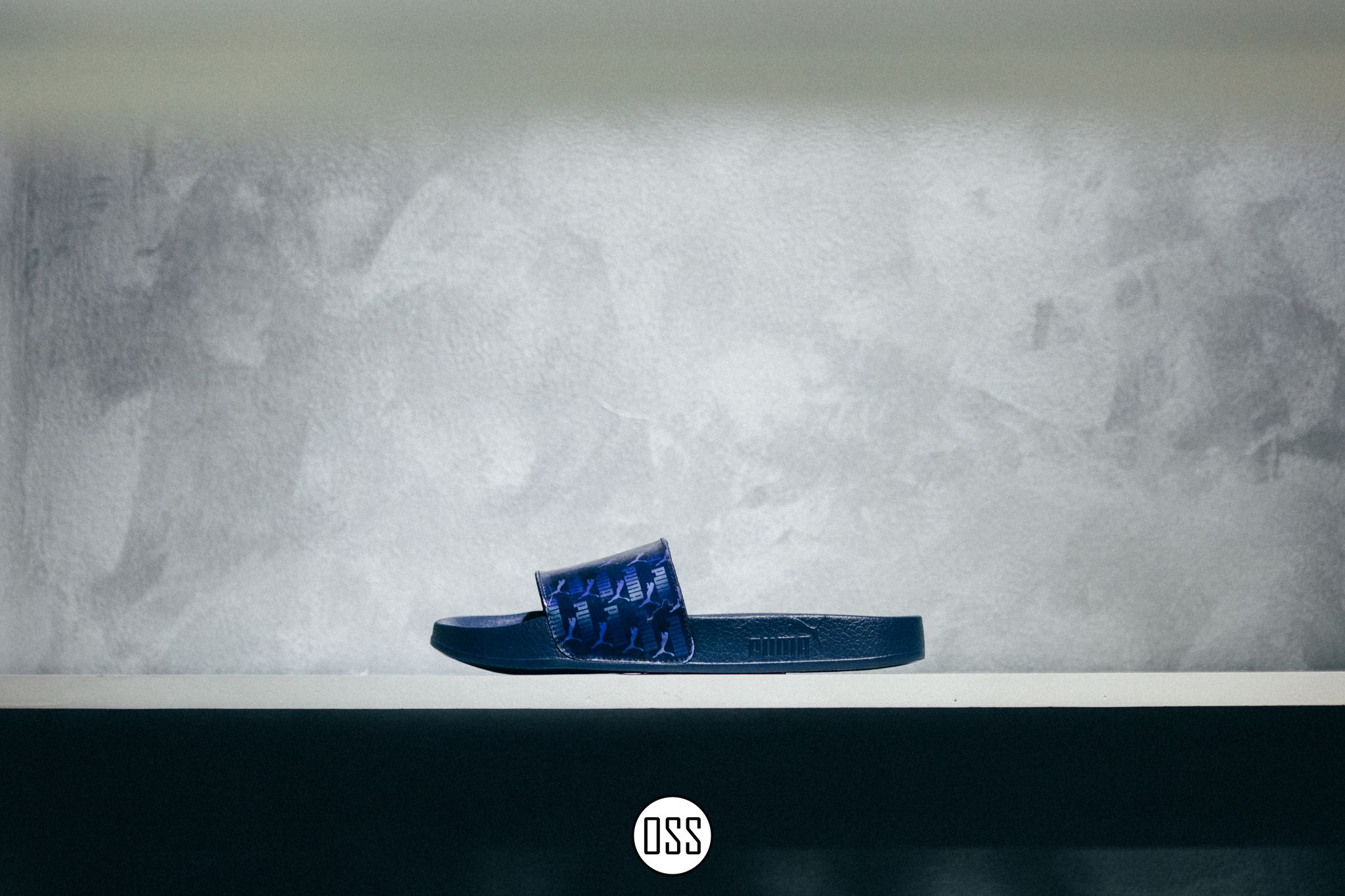Puma Leadcat Holographic Slides - Navy