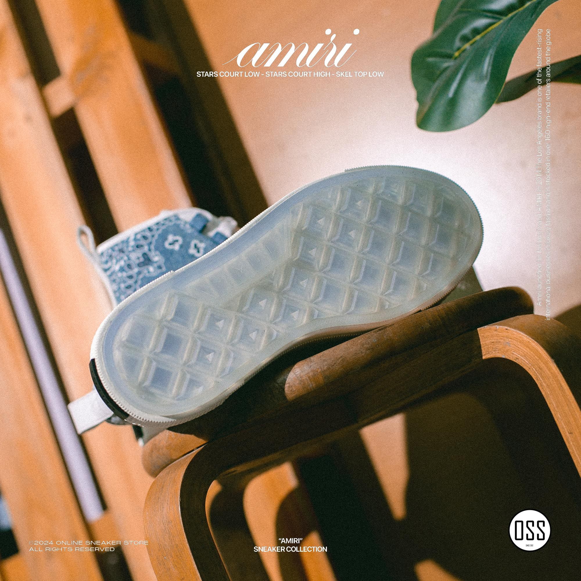 AMIRI M.A. COURT HI - CLAY INDIGO