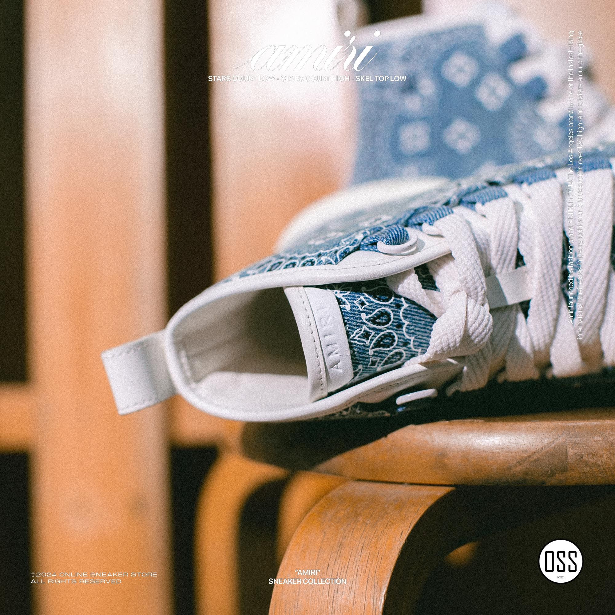 AMIRI M.A. COURT HI - CLAY INDIGO
