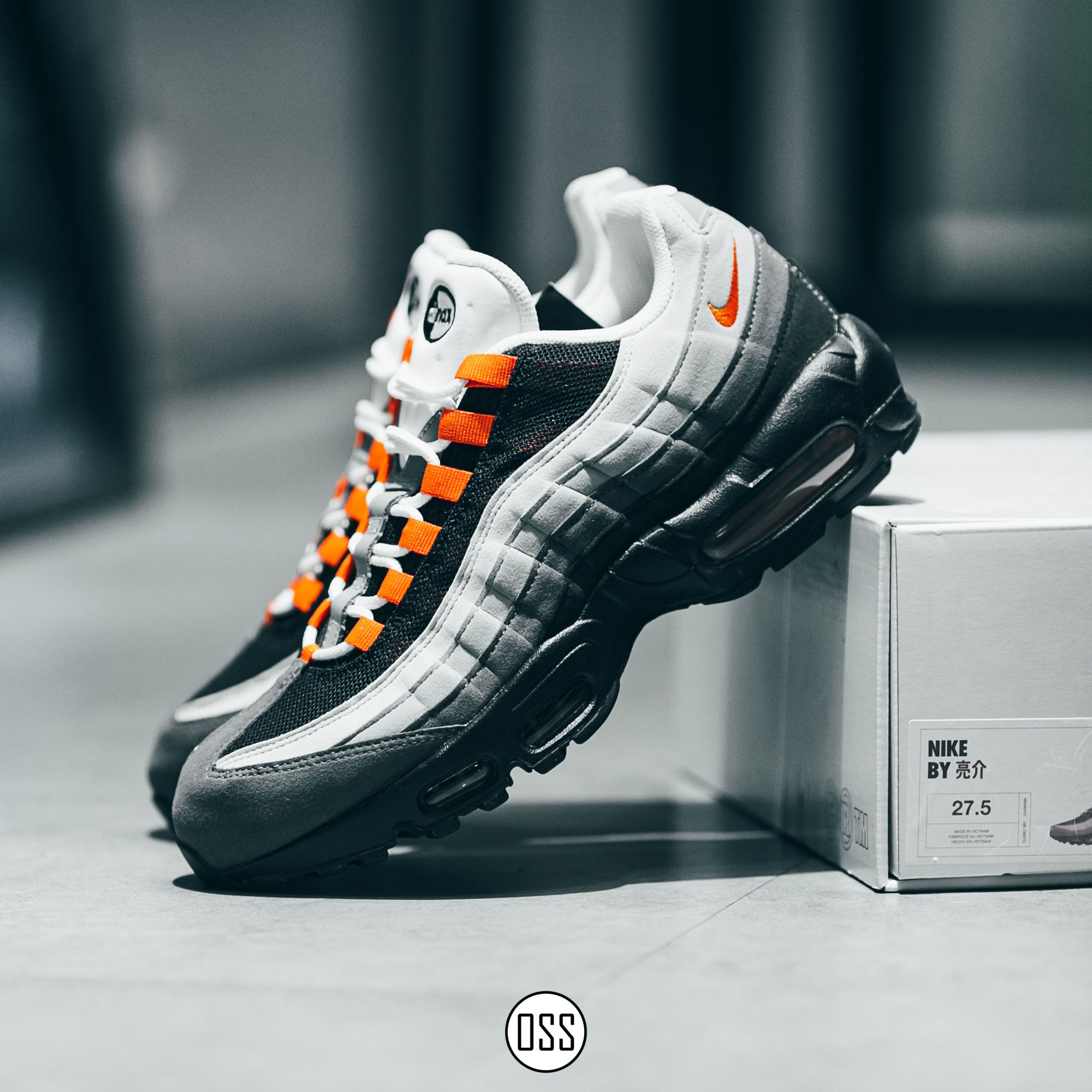 Nike Air Max 95 By You - Black/Grey/Orange