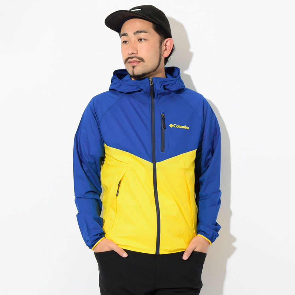 Columbia Square Hike Jacket 'Blue/Yellow'