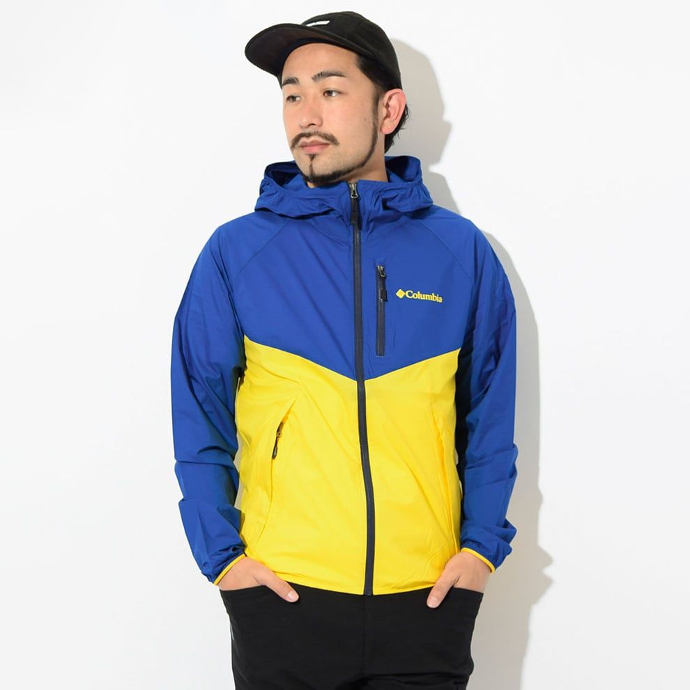 Columbia Square Hike Jacket 'Blue/Yellow'