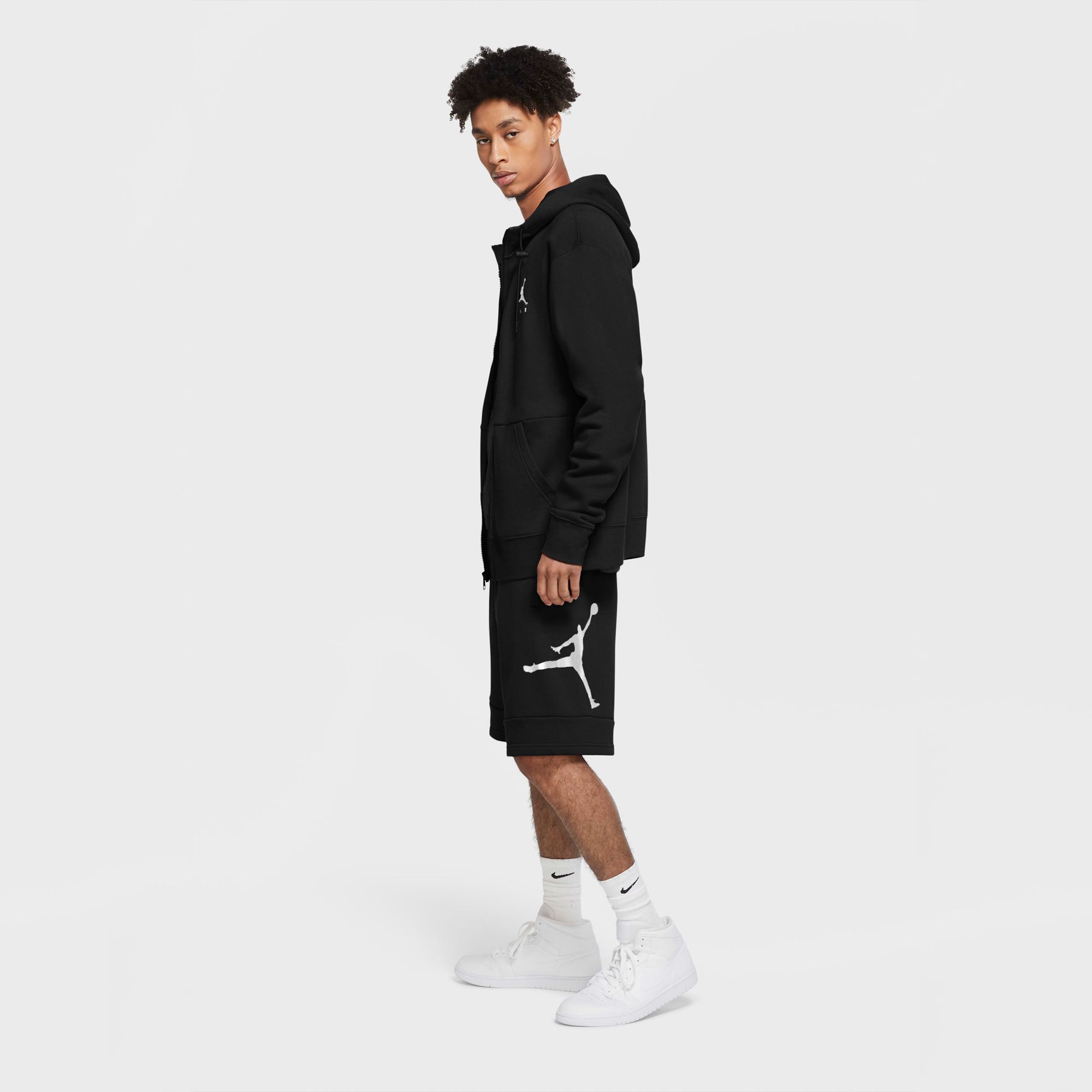 Jordan Jumpman Air Fleece Shorts - Black