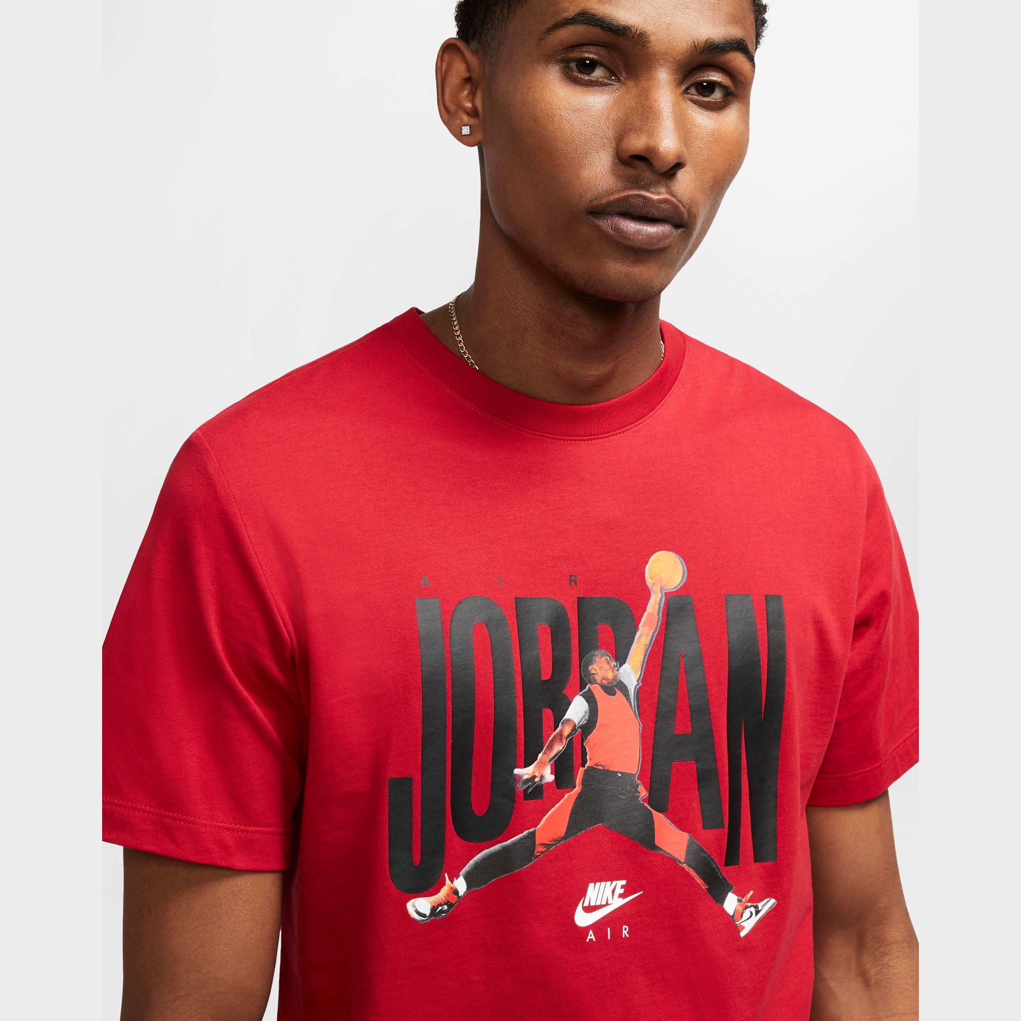 Jordan Short-Sleeve Crew 'Flight Muse' - Red