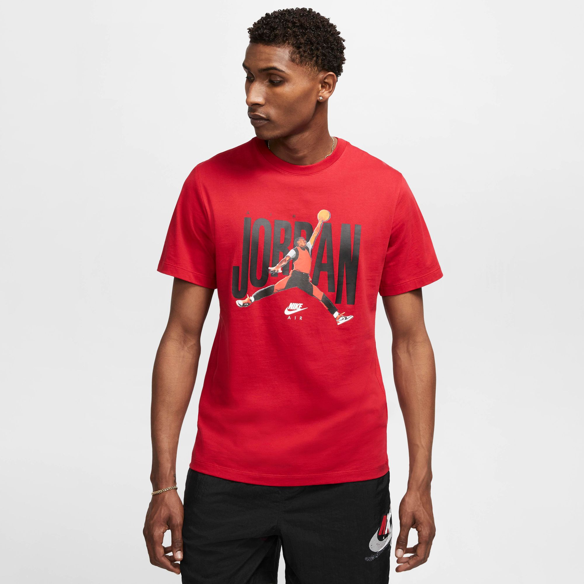 Jordan Short-Sleeve Crew 'Flight Muse' - Red