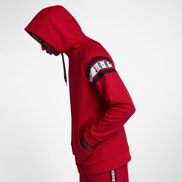  Jordan Jumpman Air Full-Zip Basketball Hoodie - Red 