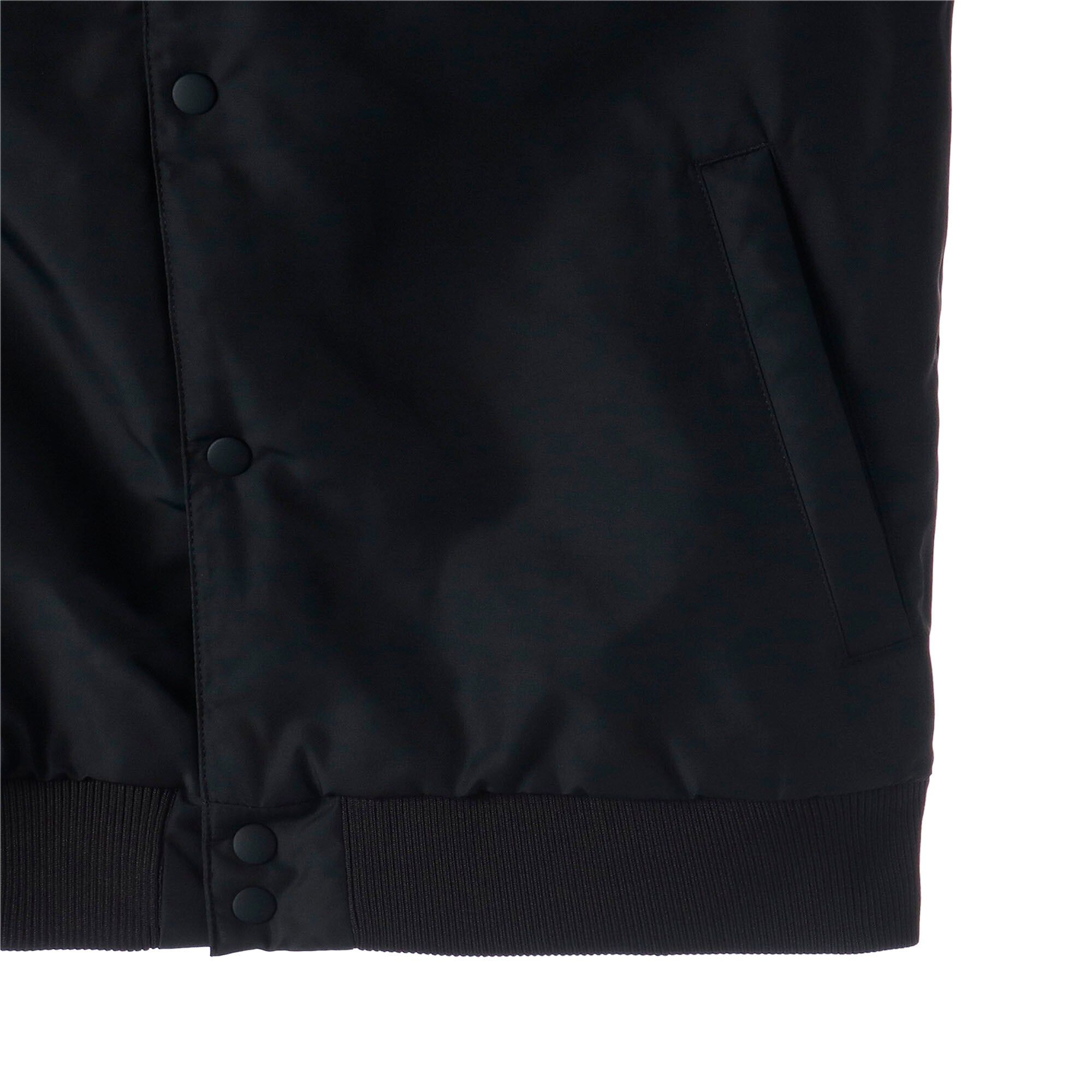 PUMA Team Varsity Bomber Jacket - Black / Green