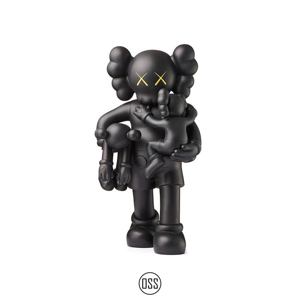 Tượng KAWS Clean Slate Vinyl Figure - Black