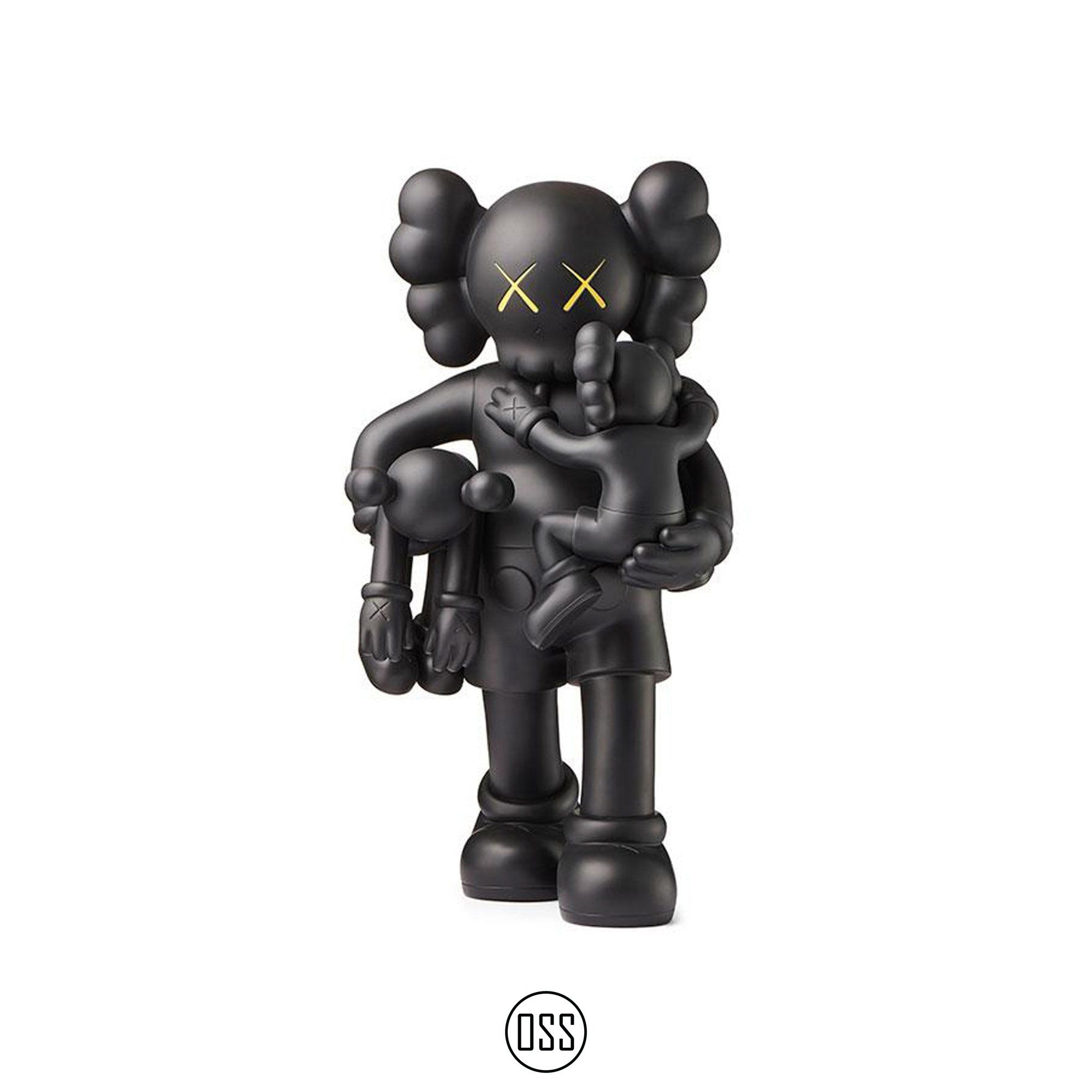 Tượng KAWS Clean Slate Vinyl Figure - Black