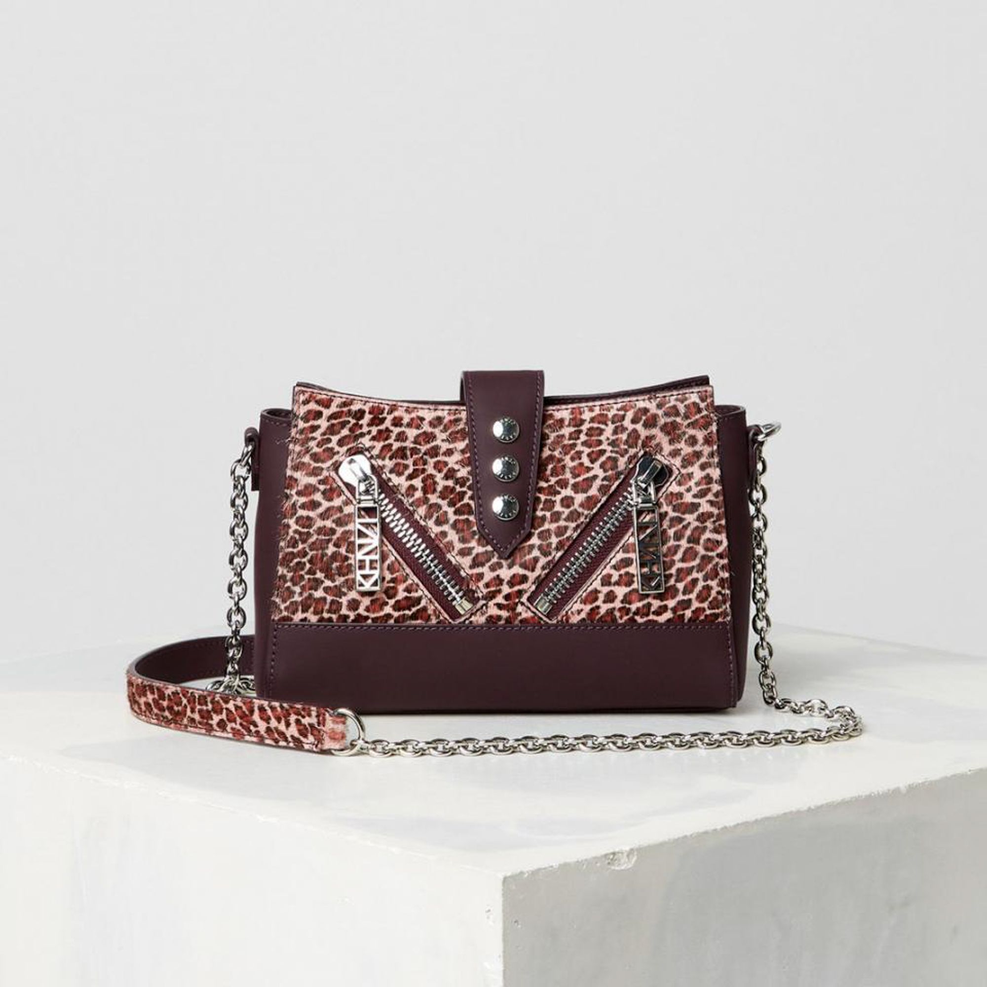 KENZO Kalifornia Tiny Shoulder Bag - Leopard