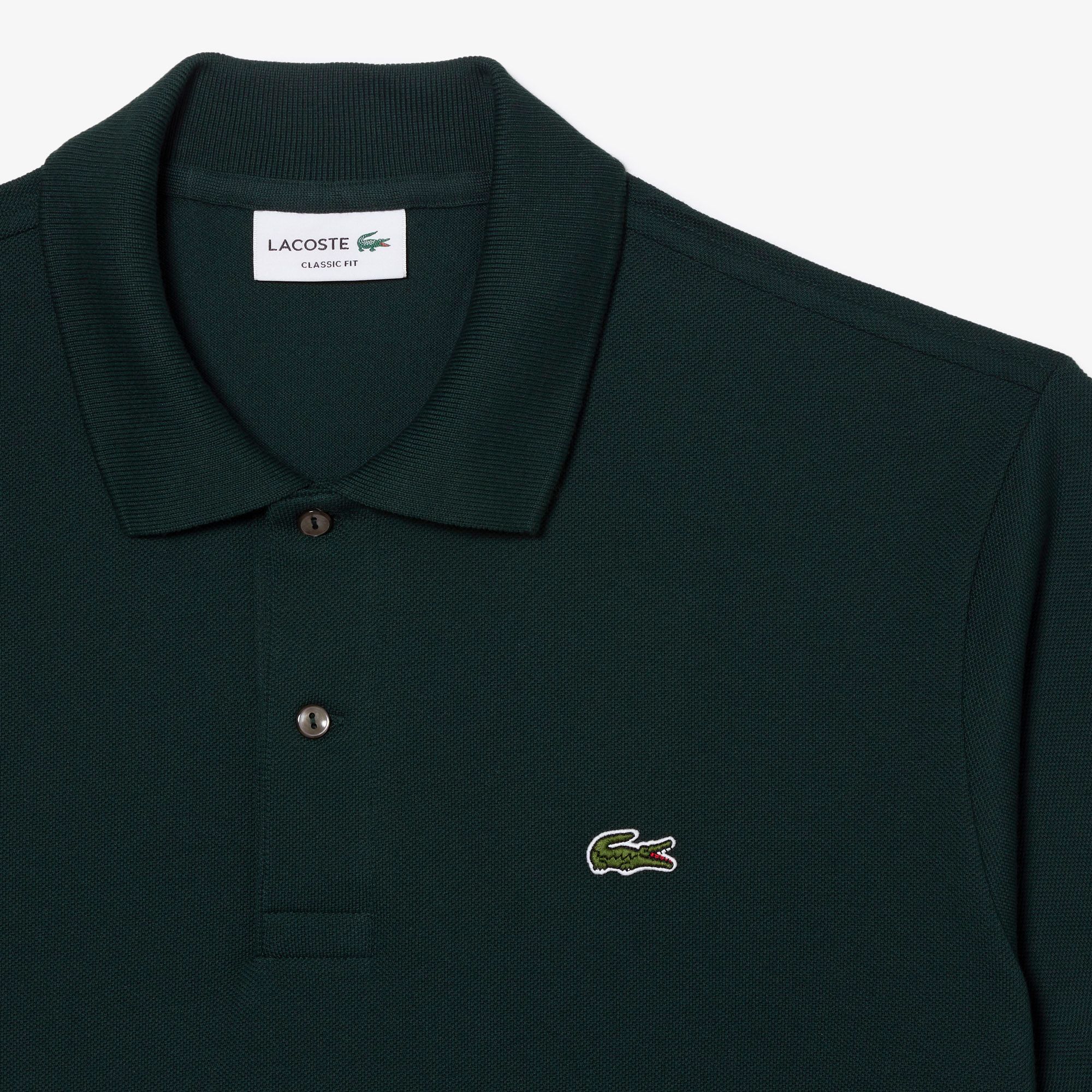  Lacoste Classic Fit L.12.12 Polo Shirt - Forest Green 