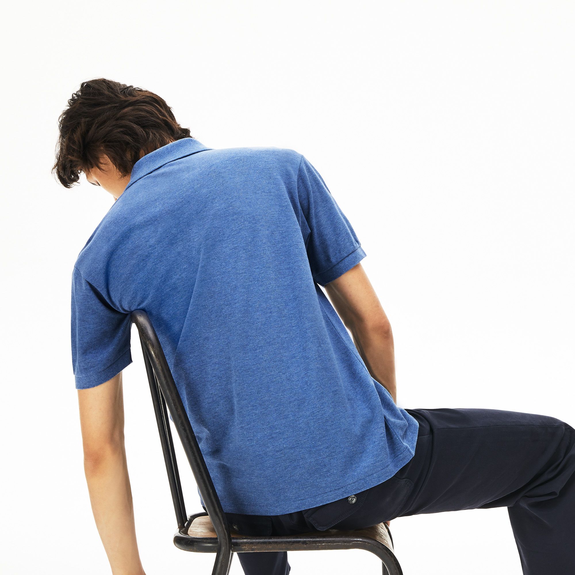 Slim fit Lacoste Polo Shirt in petit piqué - Blue Chine