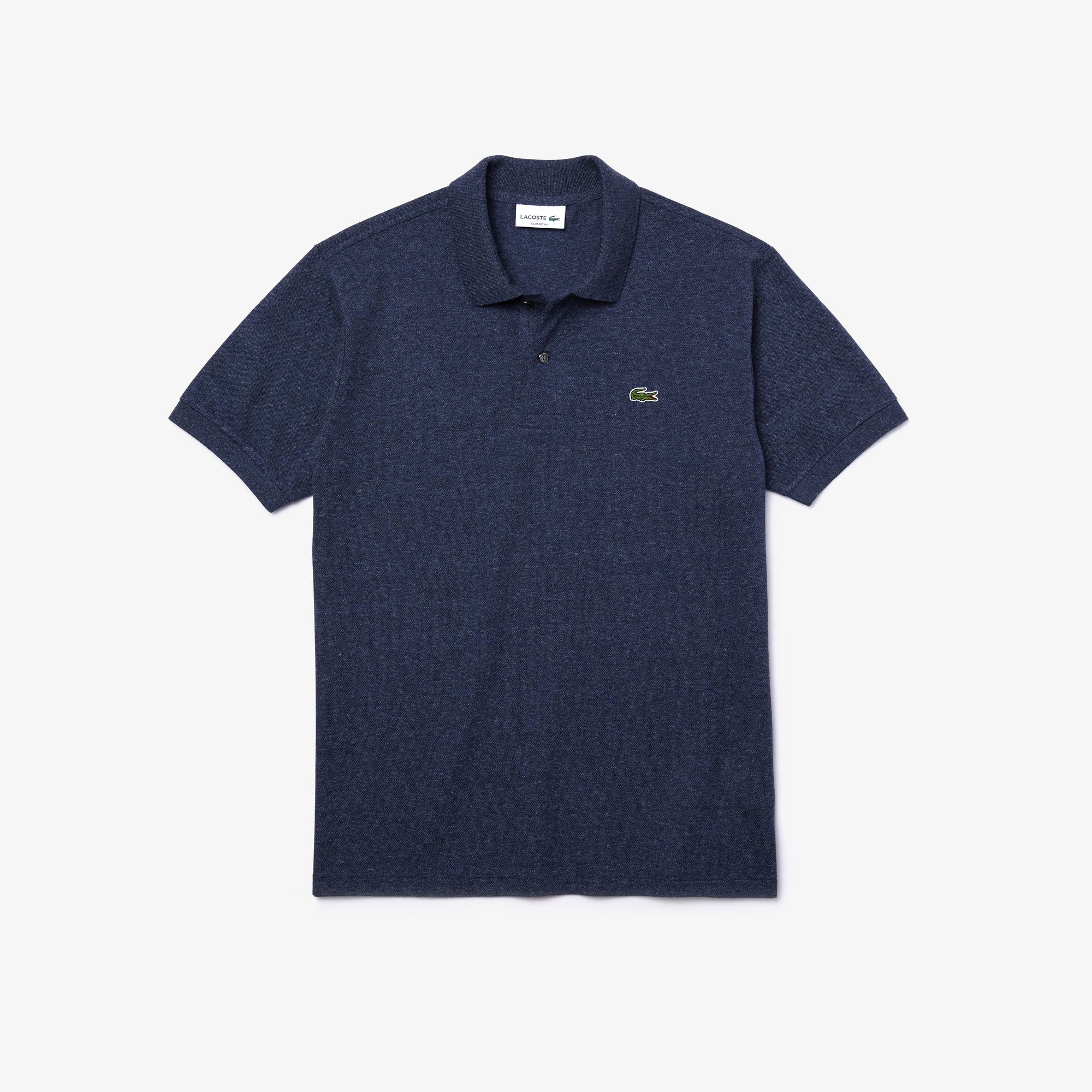 Marl Lacoste Classic Fit L.12.12 Polo Shirt - Blue Chine
