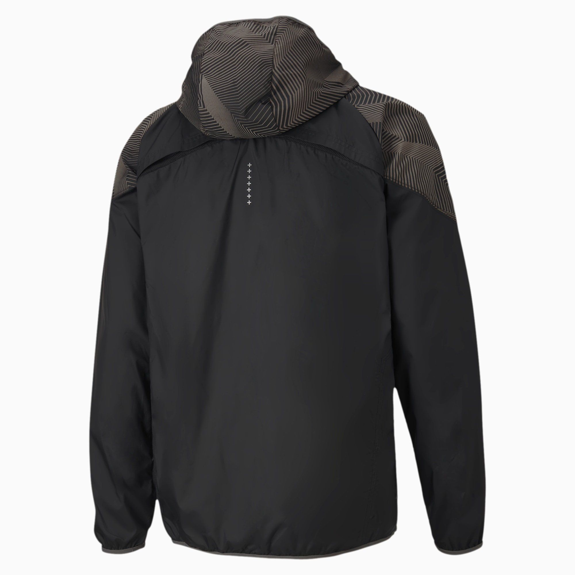 Puma Last Lap Graphic Running Jacket - Black