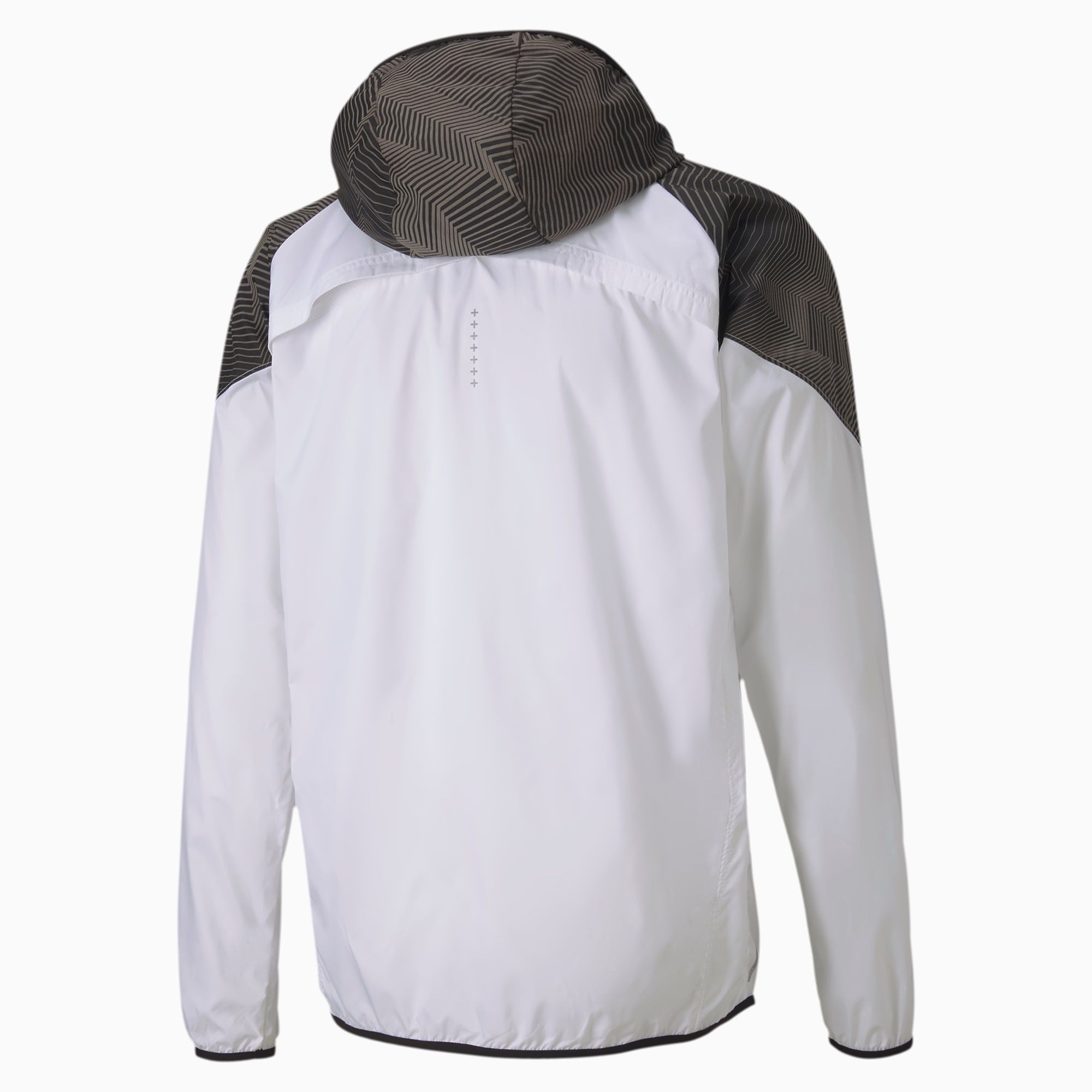 Puma Last Lap Graphic Running Jacket - White