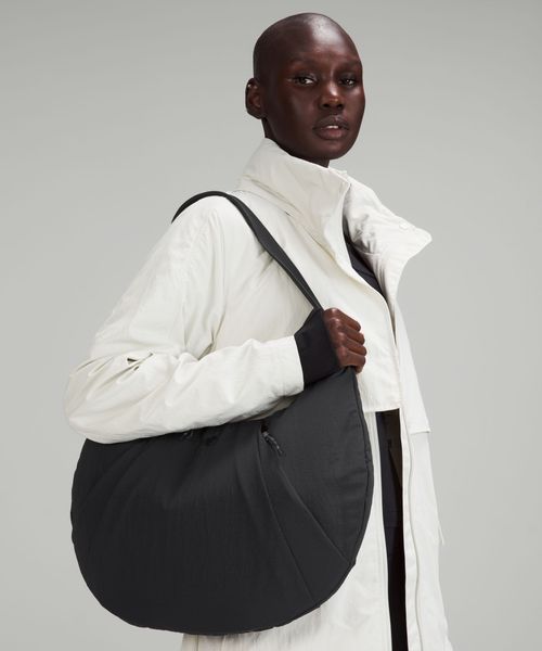  Lululemon Pleated Shoulder Bag 10L - Black 