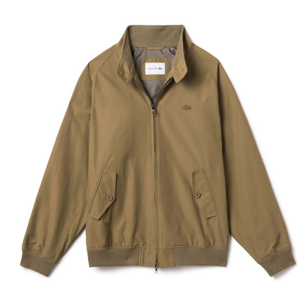 Lacoste Water-Repellent Light Twill Jacket - Beige
