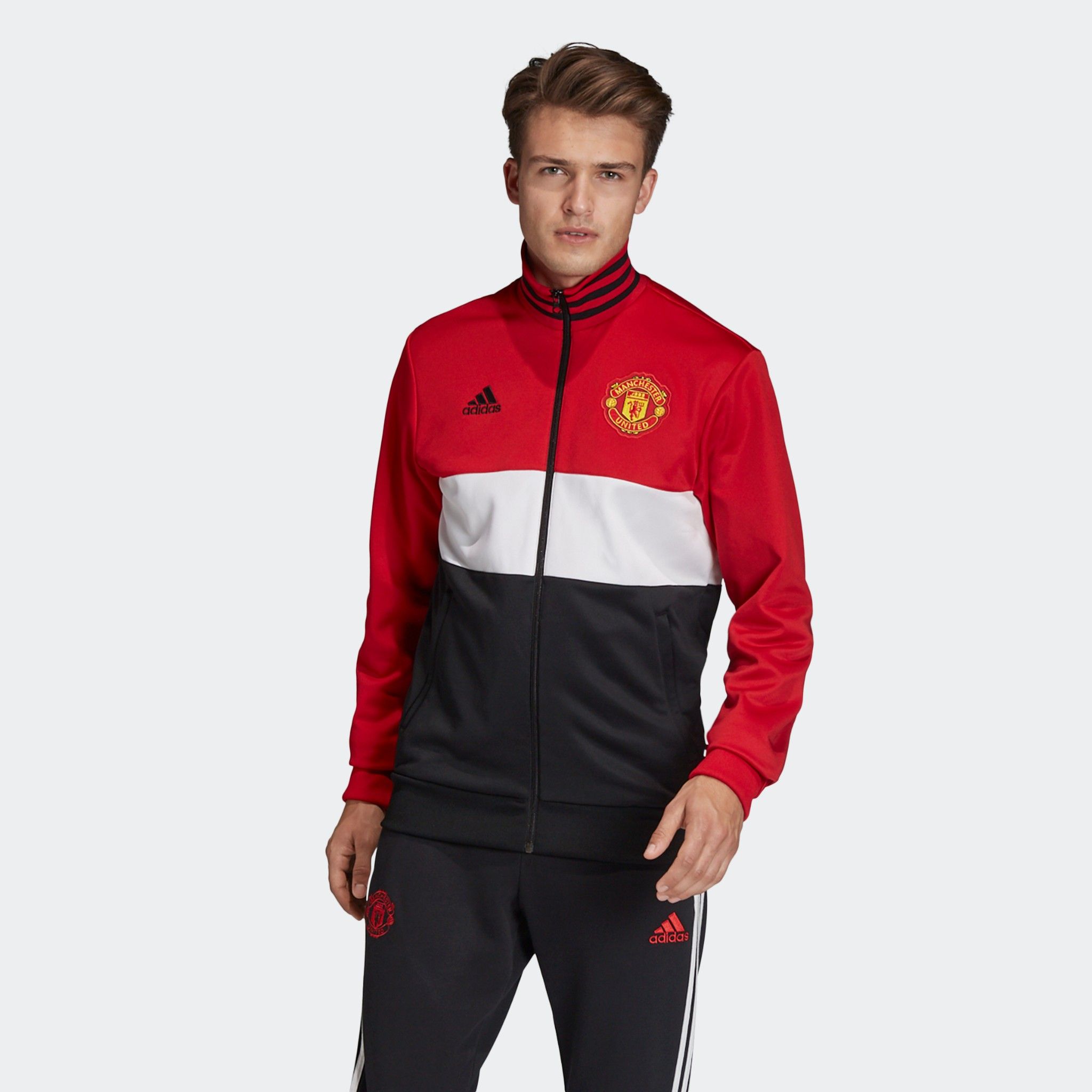 adidas Manchester United 3-Stripes Track Jacket