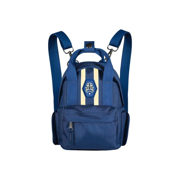  FRONT The Pawn New Wave Mini Backpack D523 - BLUE - S 