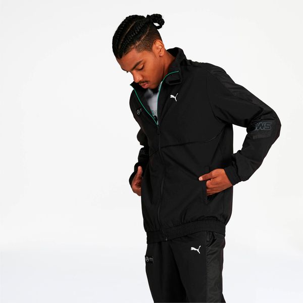  Mercedes-AMG Petronas F1 Team Street Woven Jacket - Black 