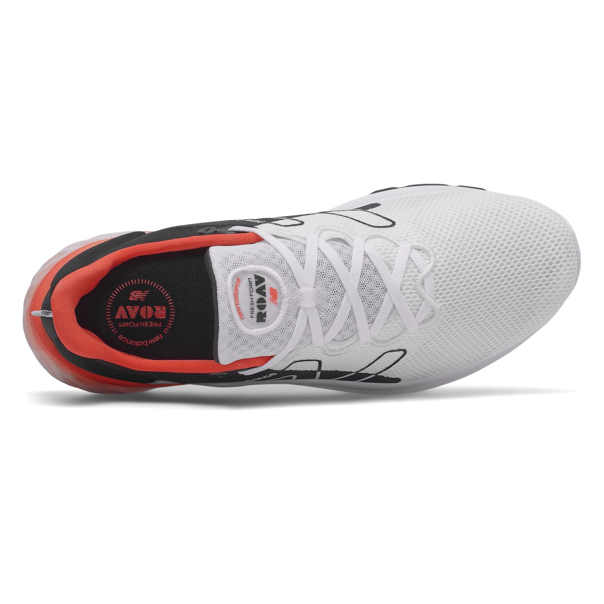 New Balance Fresh Foam Roav v2 - White/Crimson Red