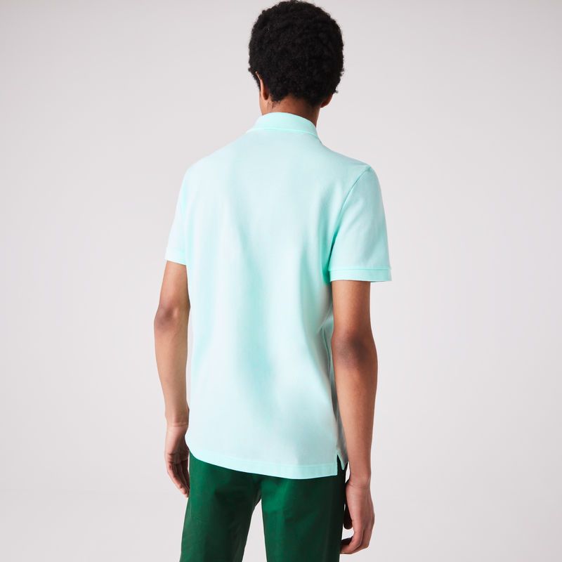  Lacoste Slim Fit Petit Piqué Polo - Turquoise 