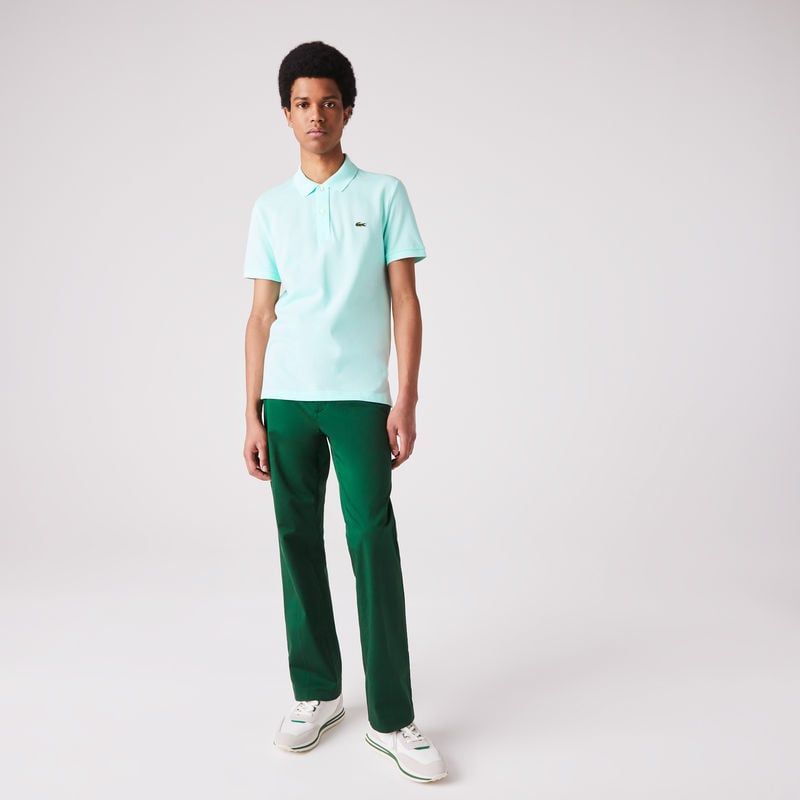 Lacoste Slim Fit Petit Piqué Polo - Turquoise