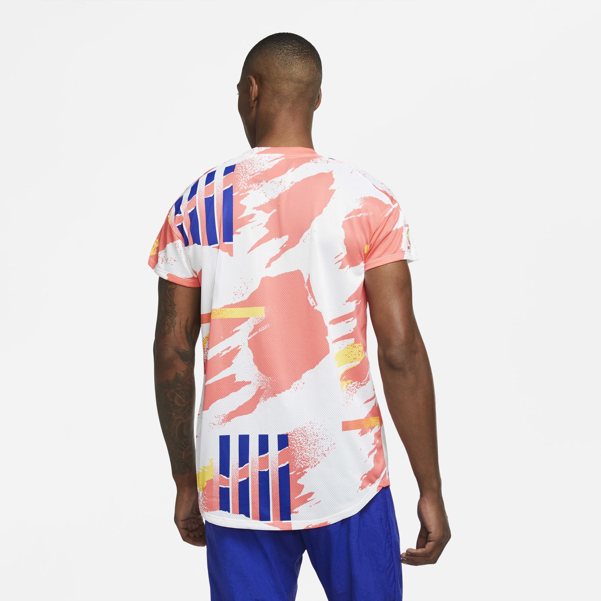 NikeCourt Challenger Tennis Top - White/Solar Red