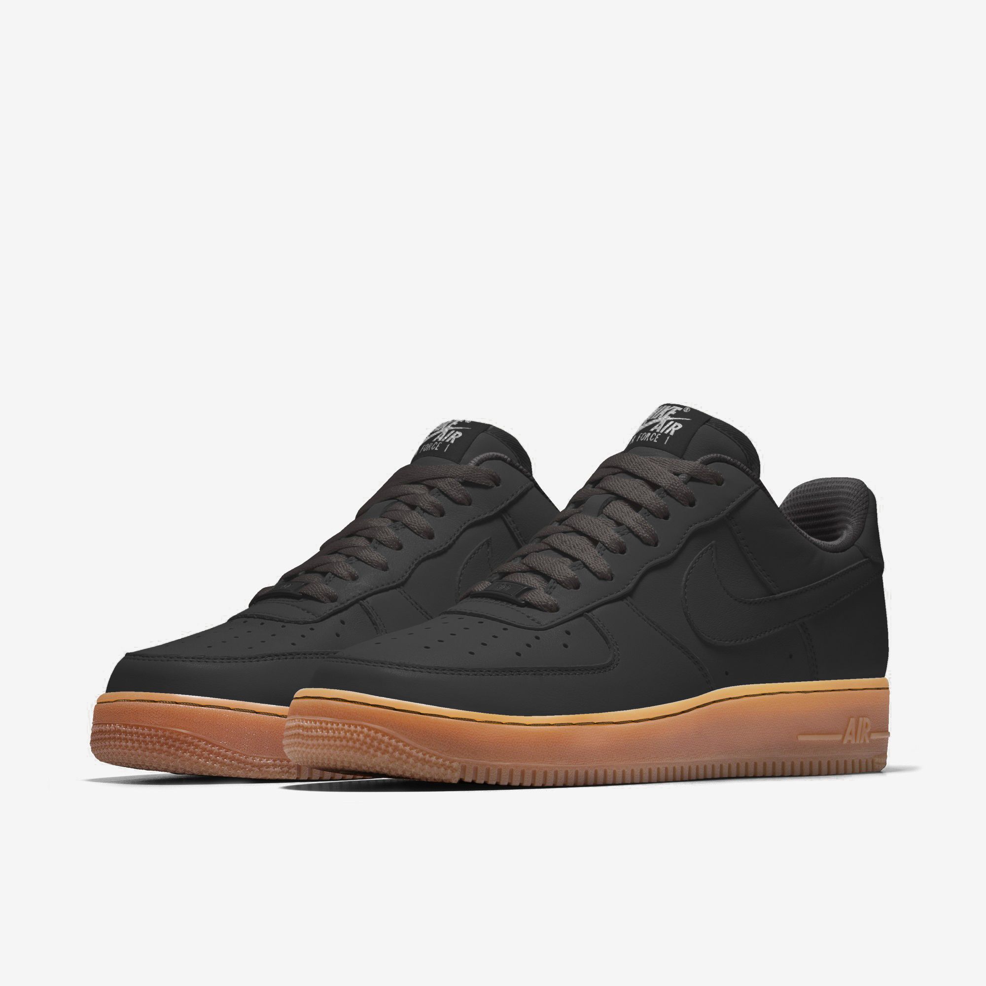 Nike Air Force 1 Low By You - Black/Gum