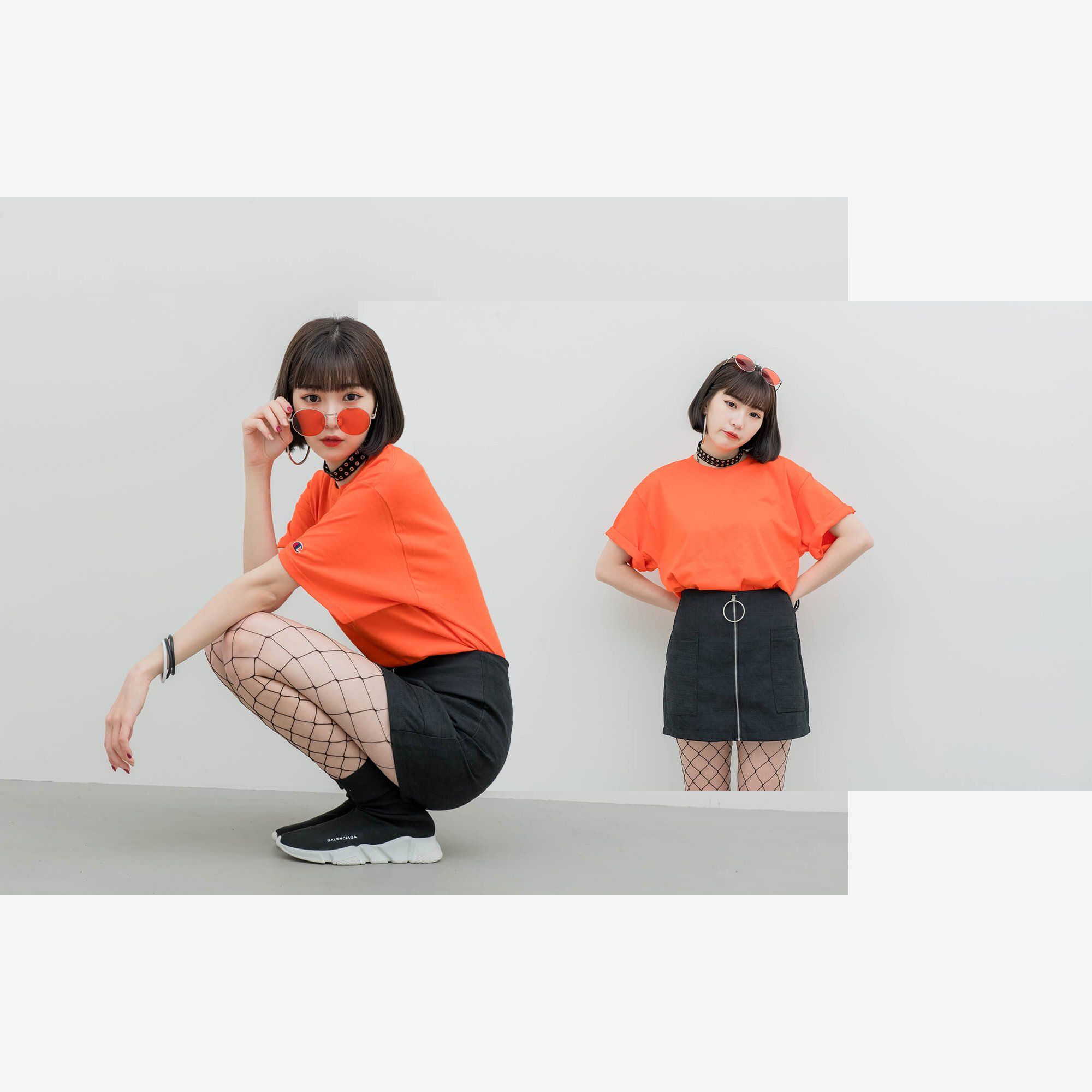 Champion T425 T-Shirt 'Orange'