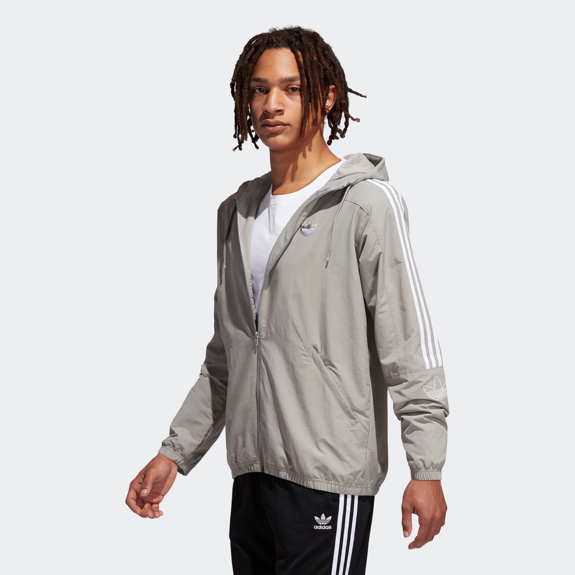 adidas Outline Windbreaker - Grey