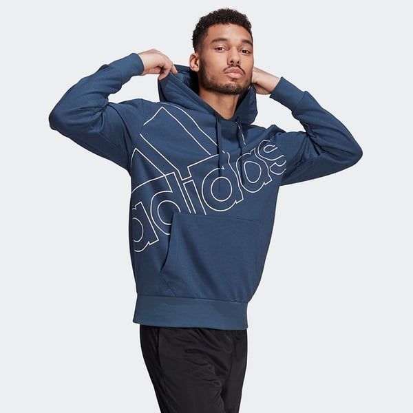 adidas Giant Logo Hoodie - Crew Navy