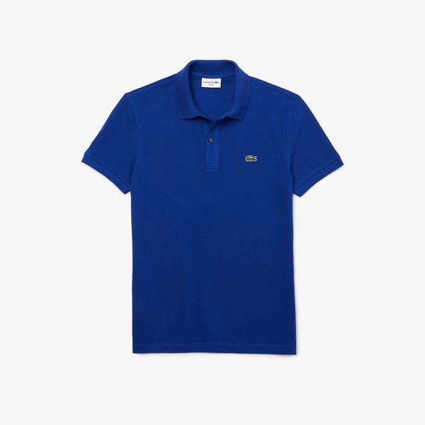  Lacoste Slim Fit Petit Piqué Polo - Blue 