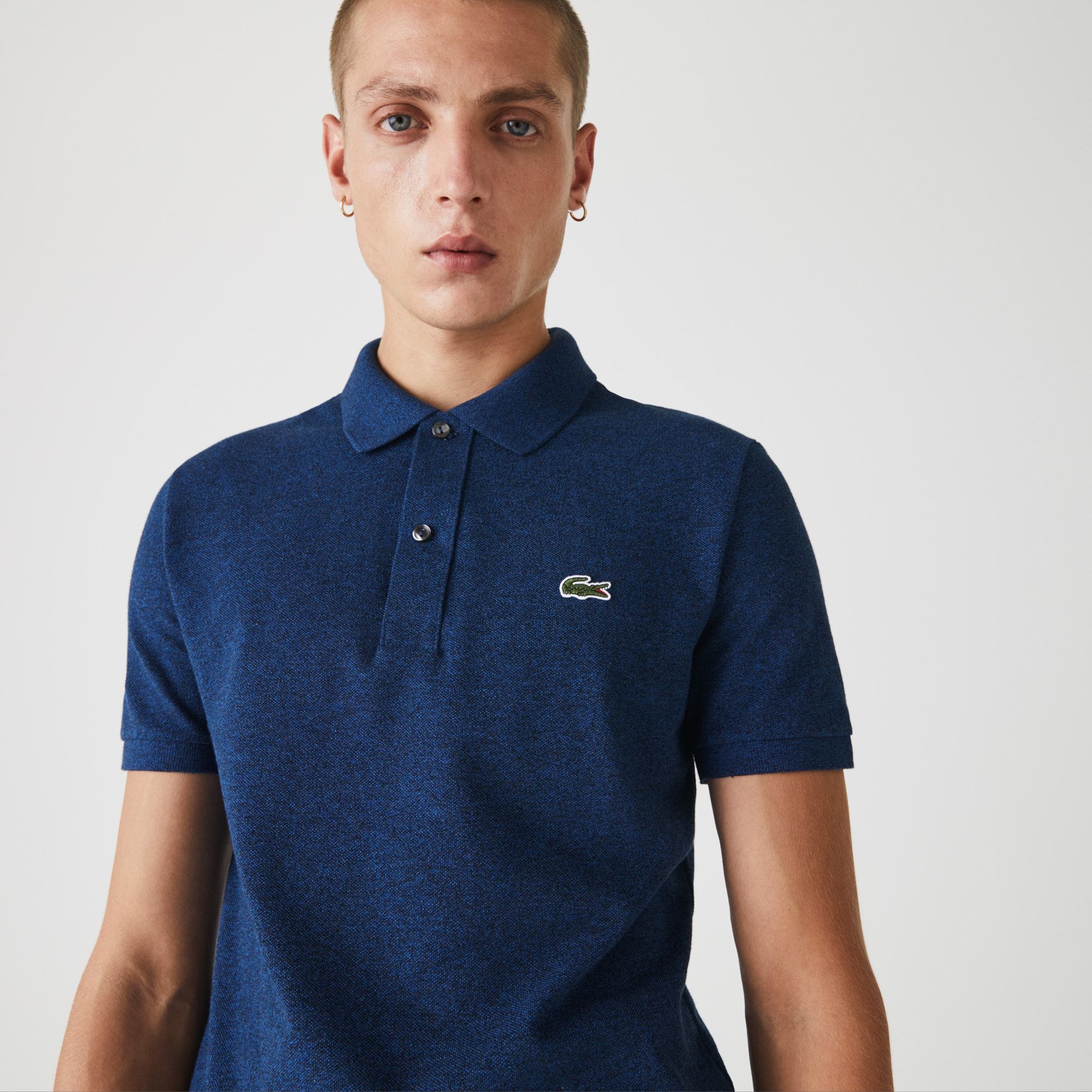 Slim fit Lacoste Polo Shirt in petit piqué - Blue Chine