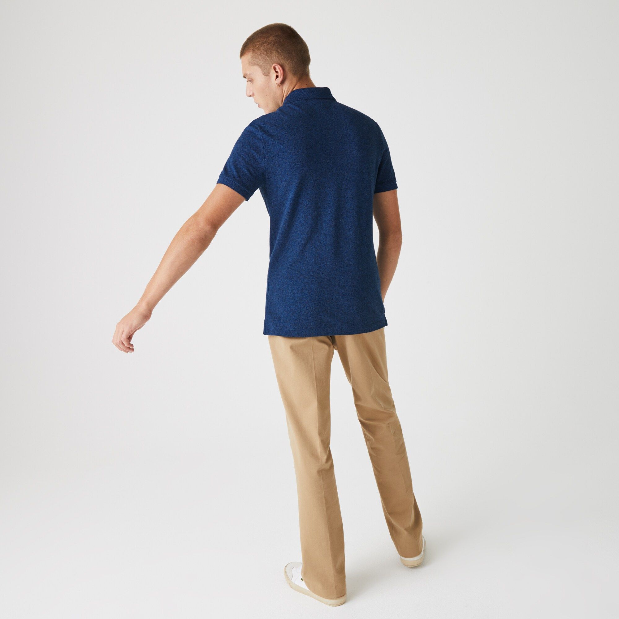 Slim fit Lacoste Polo Shirt in petit piqué - Blue Chine