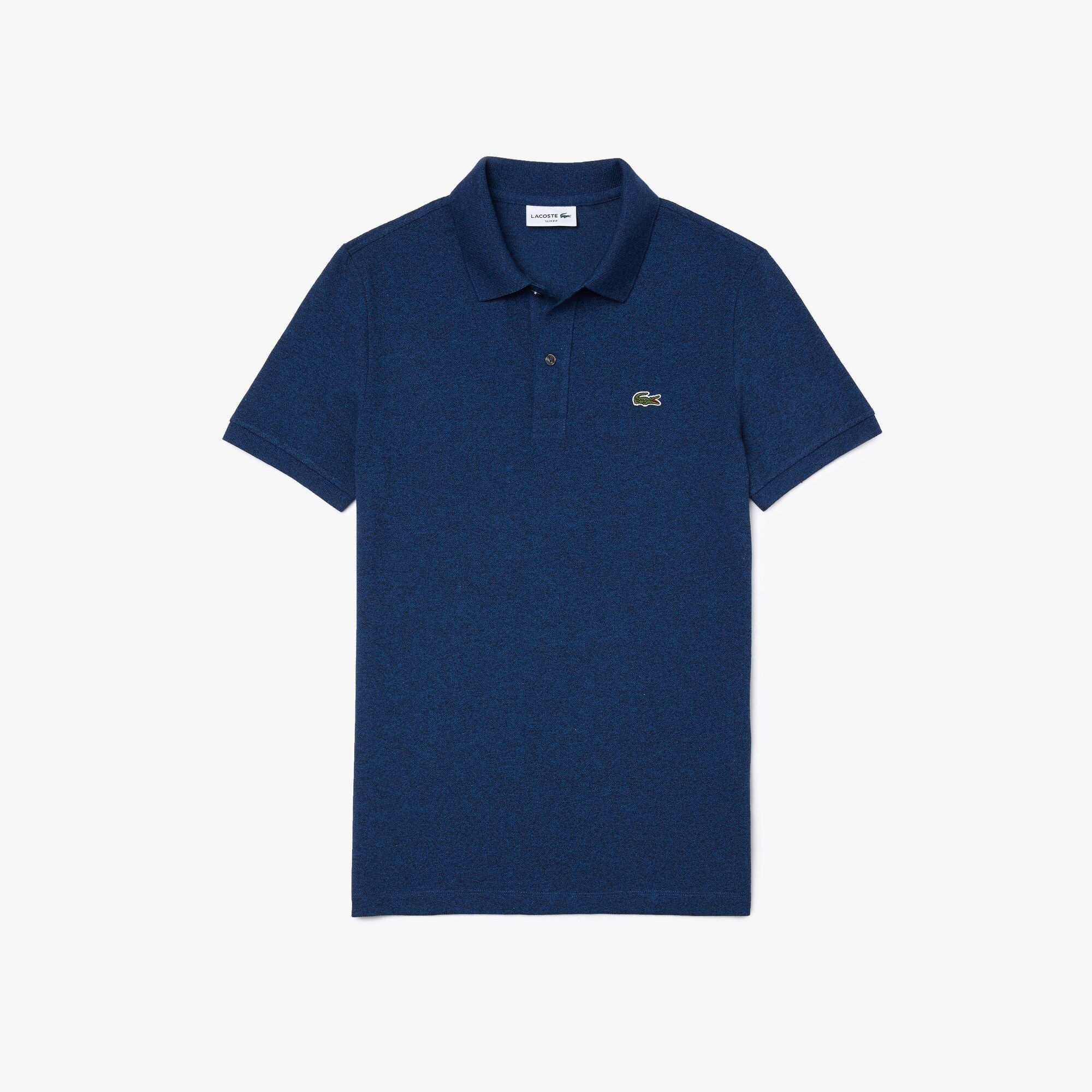 Slim fit Lacoste Polo Shirt in petit piqué - Blue Chine