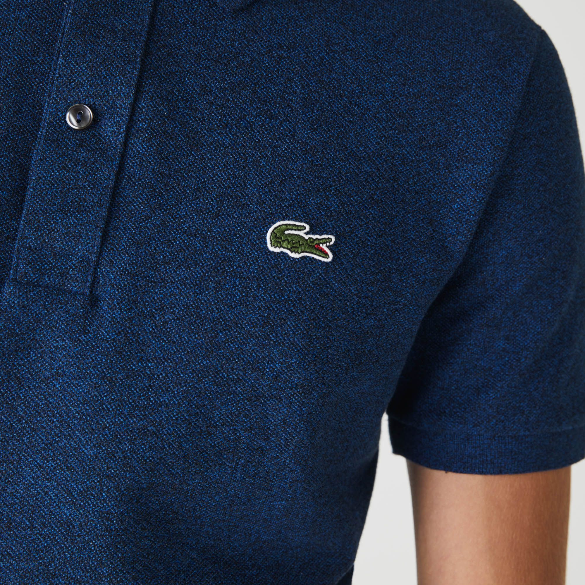 Slim fit Lacoste Polo Shirt in petit piqué - Blue Chine