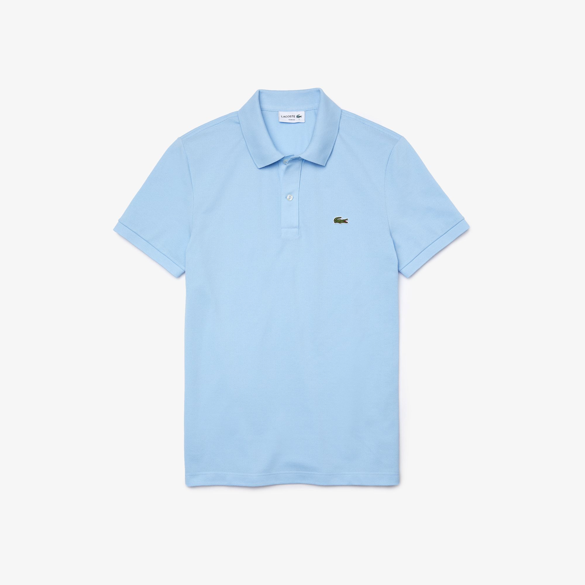  Lacoste Slim Fit Petit Piqué Polo - Light Blue 