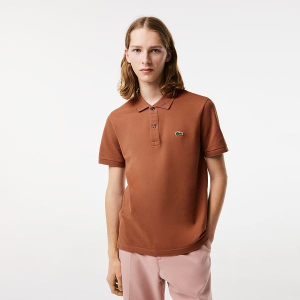  Lacoste Original L.12.12 Slim Fit Petit Piqué Polo - Brown 